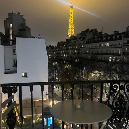 Appartement Paris Vue Tour Eiffel Trocadero Экстерьер фото