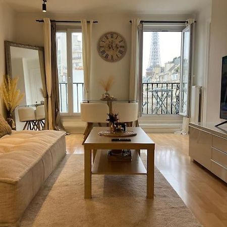 Appartement Paris Vue Tour Eiffel Trocadero Экстерьер фото