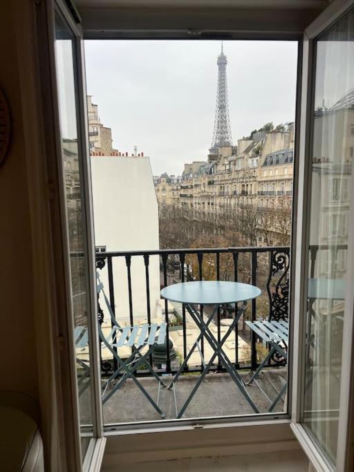 Appartement Paris Vue Tour Eiffel Trocadero Экстерьер фото