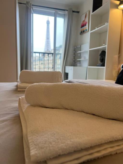 Appartement Paris Vue Tour Eiffel Trocadero Экстерьер фото