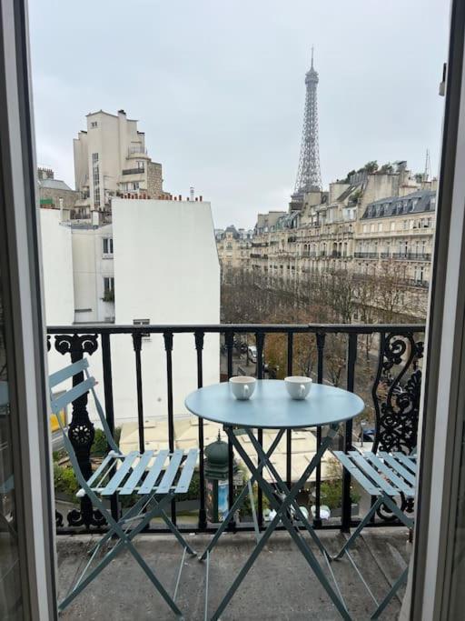 Appartement Paris Vue Tour Eiffel Trocadero Экстерьер фото