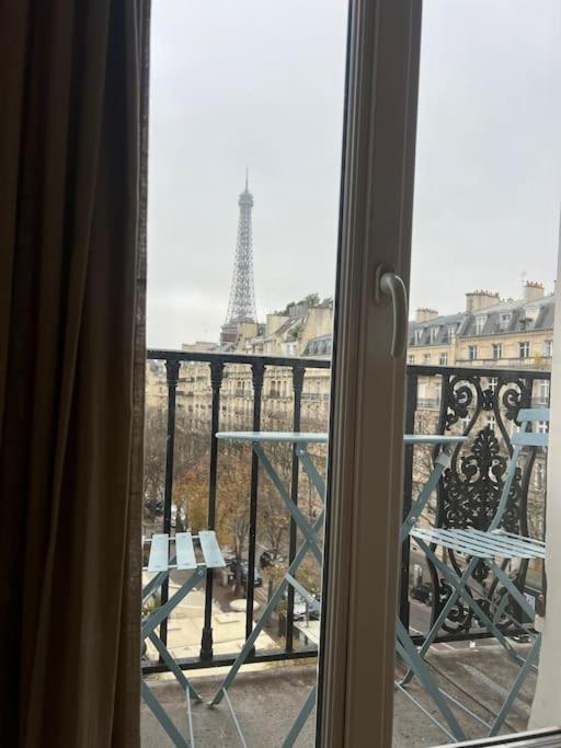Appartement Paris Vue Tour Eiffel Trocadero Экстерьер фото