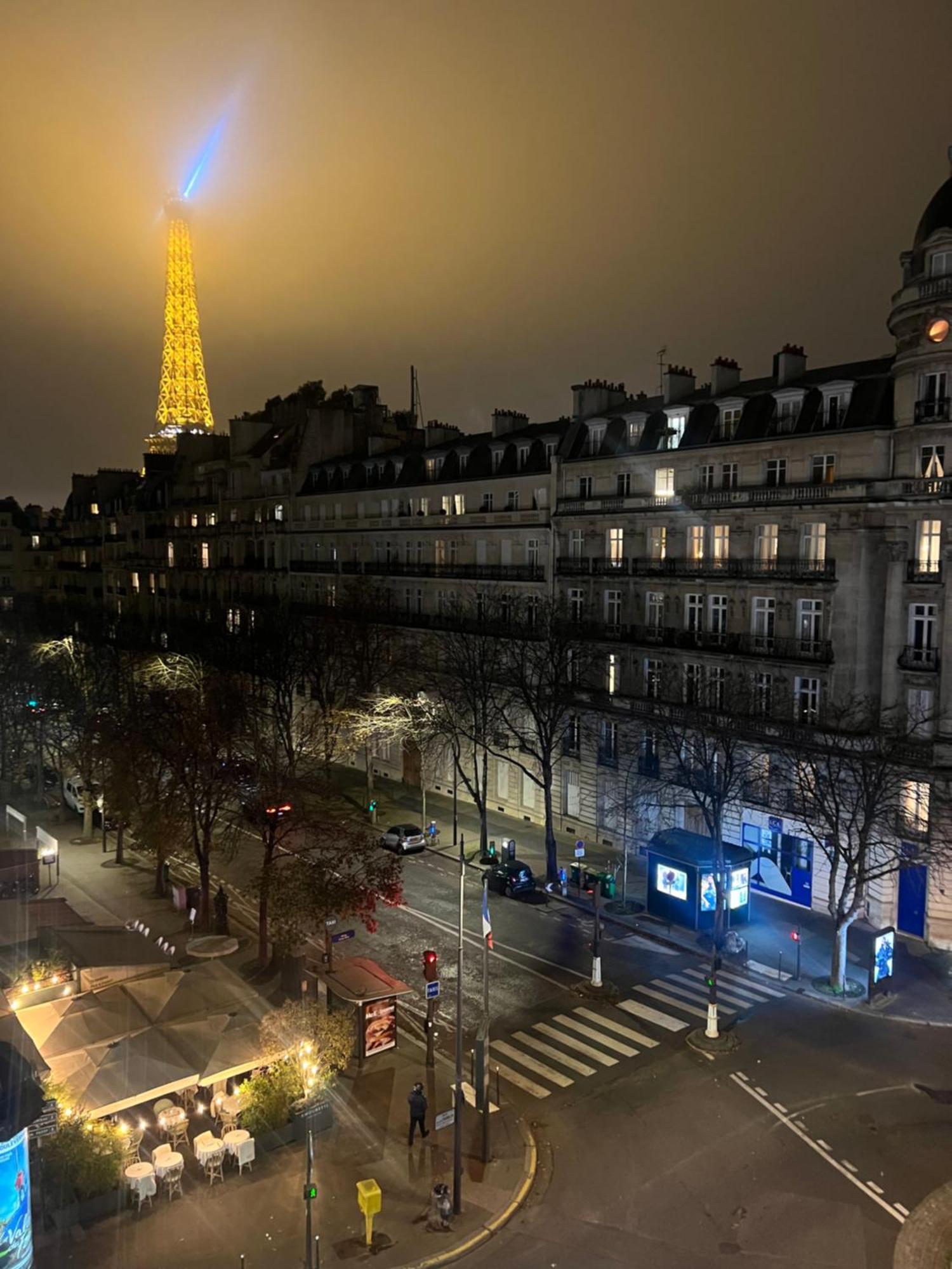 Appartement Paris Vue Tour Eiffel Trocadero Экстерьер фото
