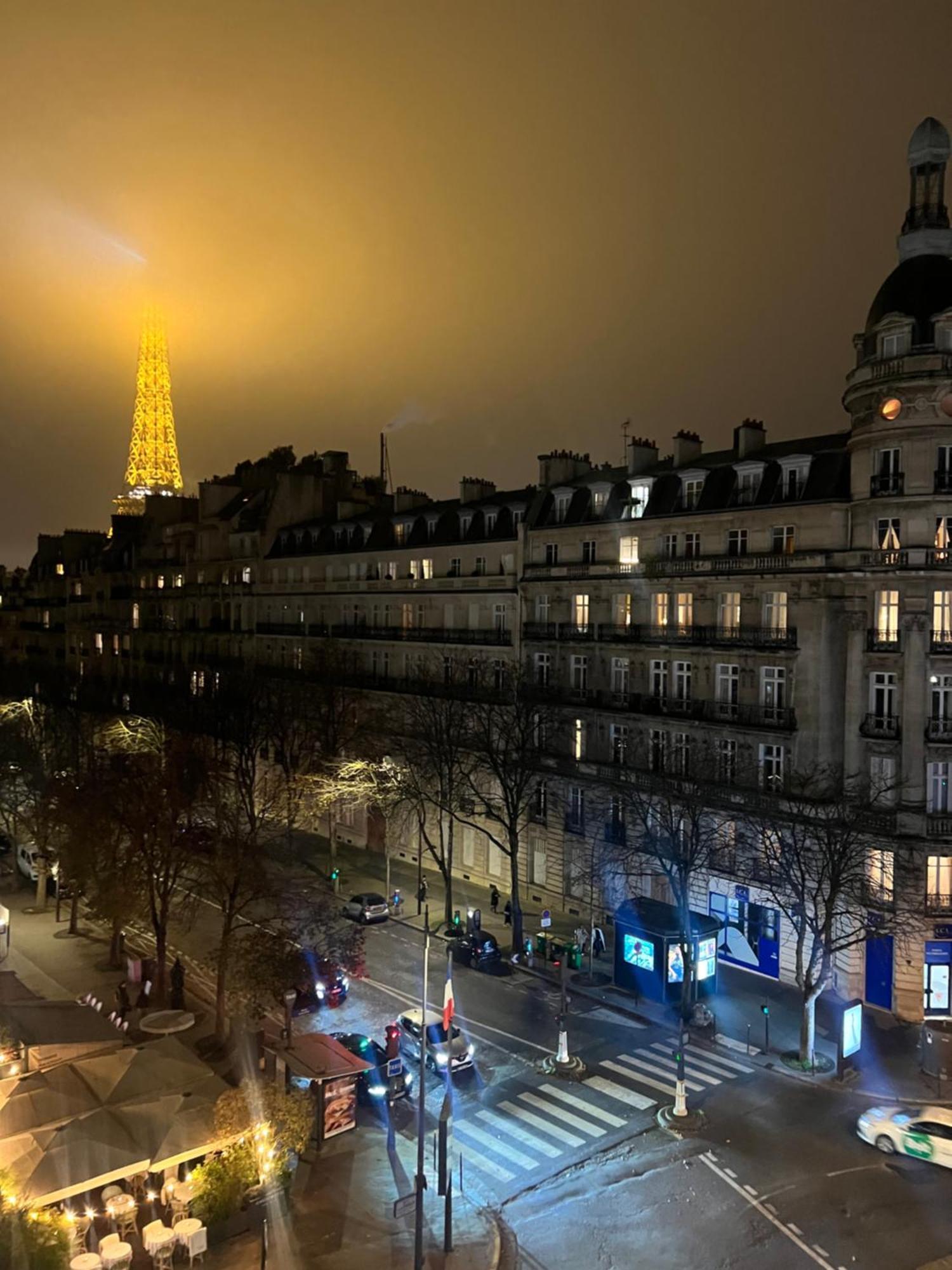 Appartement Paris Vue Tour Eiffel Trocadero Экстерьер фото
